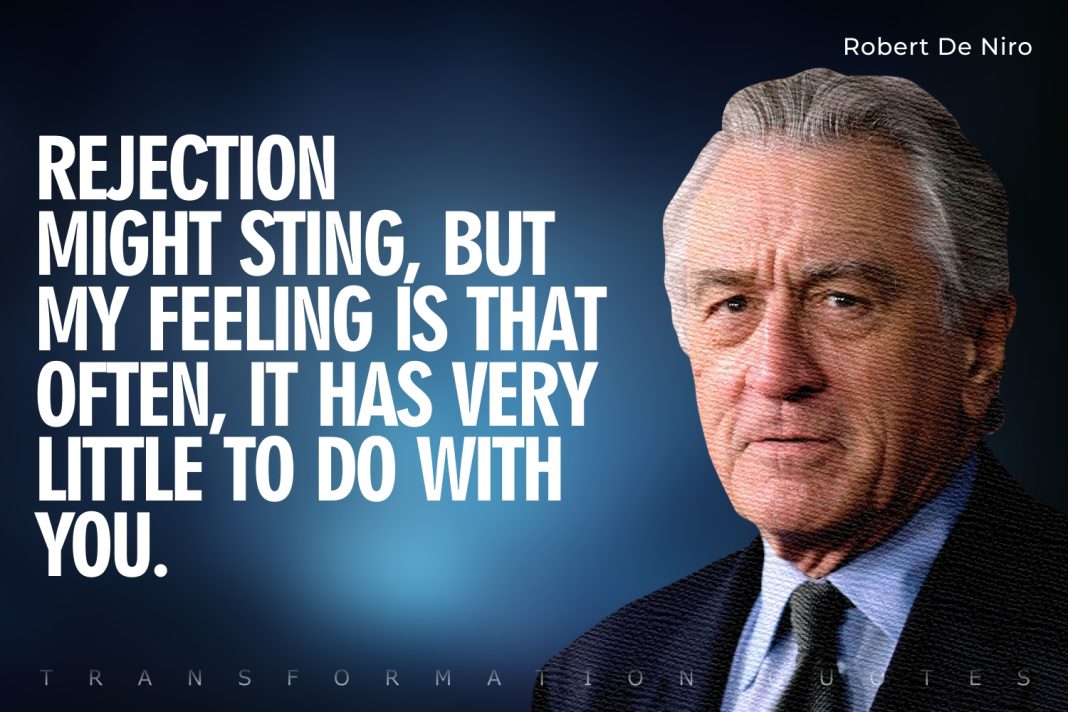 10 Robert De Niro Quotes That Will Inspire You | TransformationQuotes