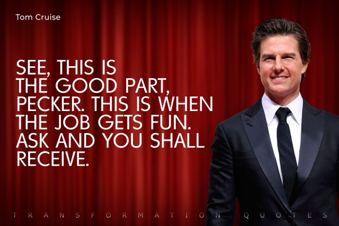 tom cruise slogan