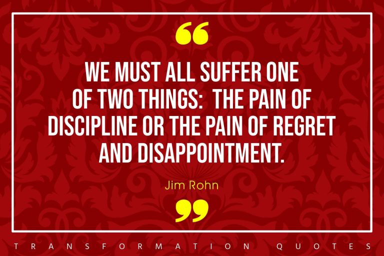 10 Discipline Quotes That Will Make Change You | TransformationQuotes